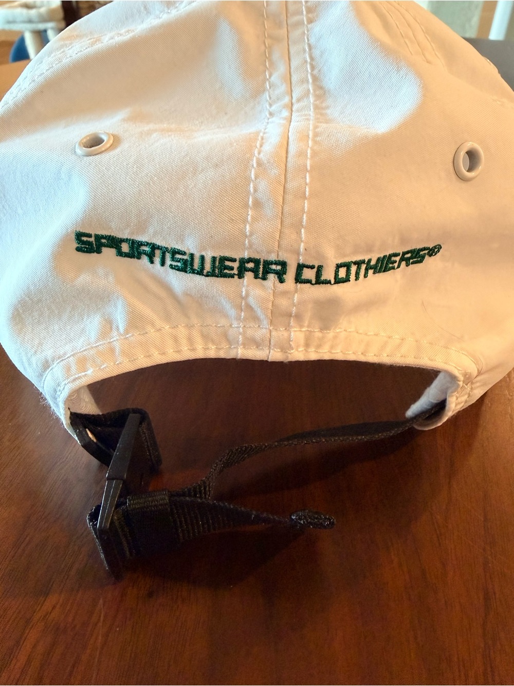 Aime Leon Dore White Runners Cap with Green Script Logo - Picture 4 of 7